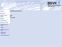 Tablet Screenshot of bsv-koeln.org